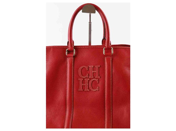 Carolina Herrera Cabas en cuir - vue 2
