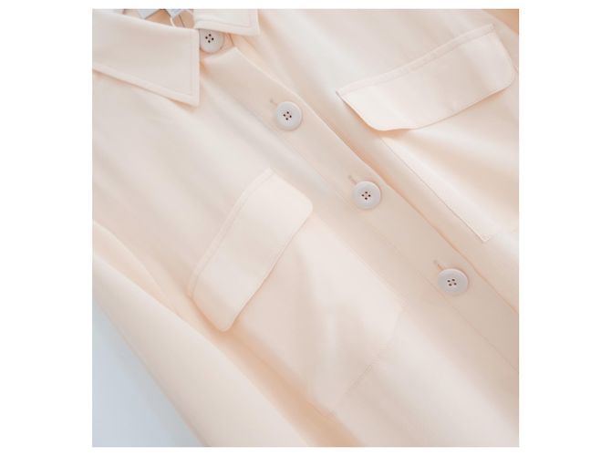 Camicia di seta Joie Eastona Frappe Pesca - vista 2