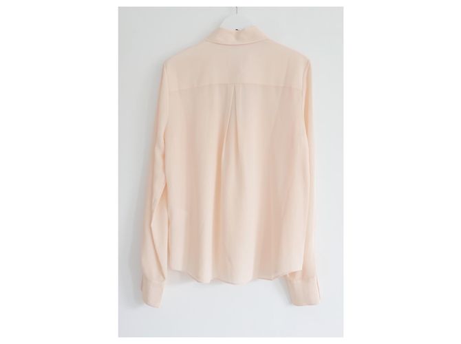 Camicia di seta Joie Eastona Frappe Pesca - vista 3