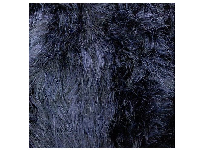 Autre Marque Colección Privada Ermanno Daelli Chaqueta de Seda y Plumas Negro - vista 11