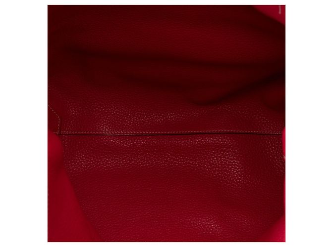 Double sens Hermès Borsa HERMES in Pelle Rossa - 101897 Rosso - vista 9