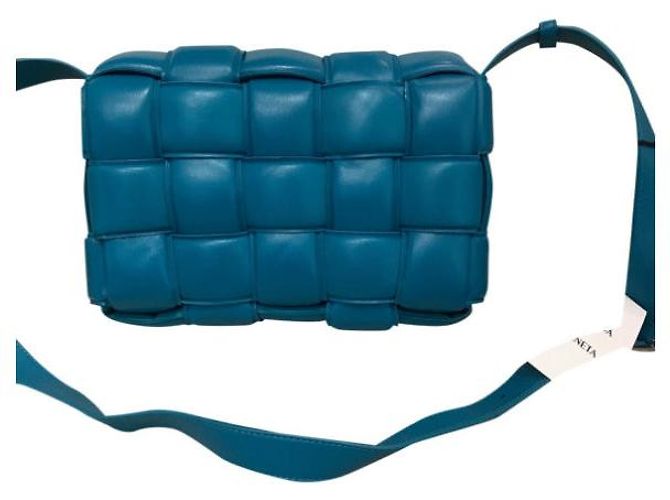 BOTTEGA VENETA Borse T. Pelle Blu - vista 10