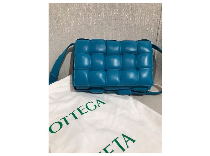 BOTTEGA VENETA Borse T. Pelle Blu - vista 11