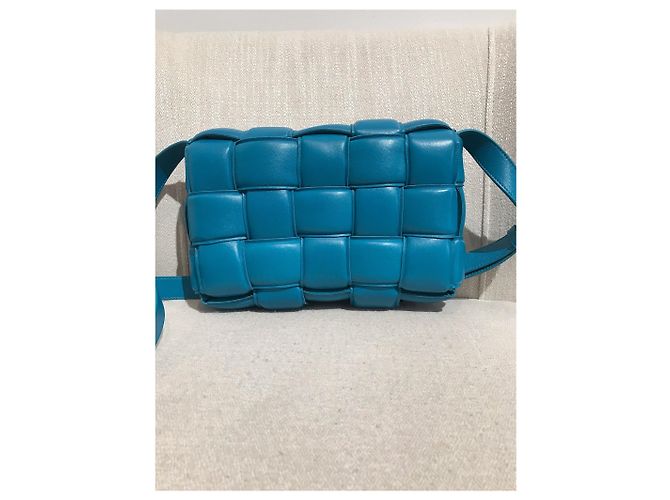 BOTTEGA VENETA Borse T. Pelle Blu - vista 4