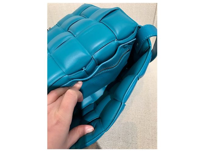 BOTTEGA VENETA Borse T. Pelle Blu - vista 9