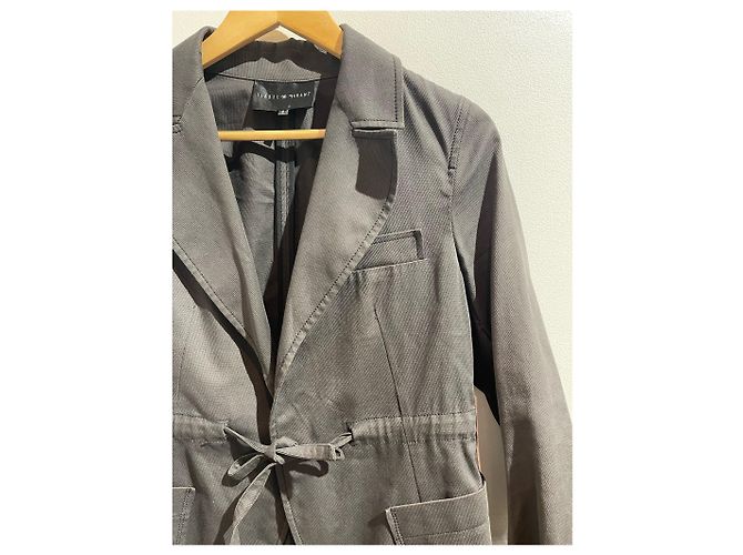 ISABEL MARANT Chaquetas T.International M Algodón Gris - vista 2