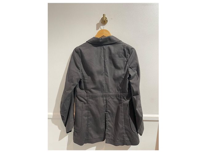 ISABEL MARANT Chaquetas T.International M Algodón Gris - vista 3