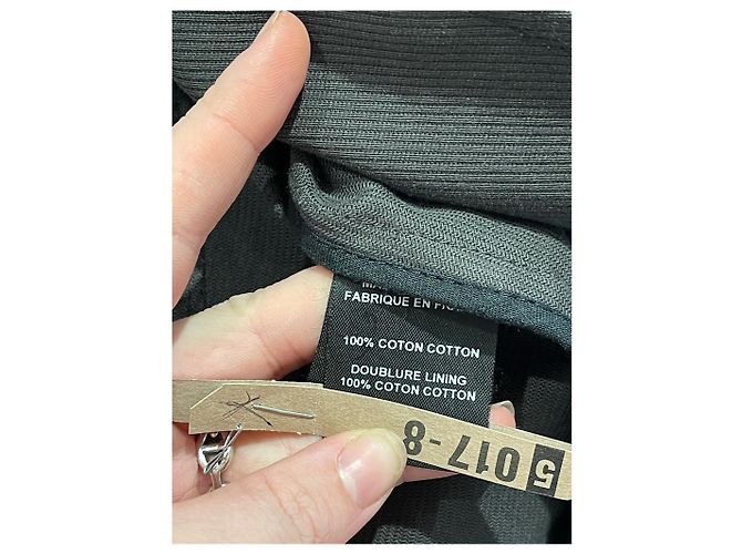 ISABEL MARANT Chaquetas T.International M Algodón Gris - vista 5