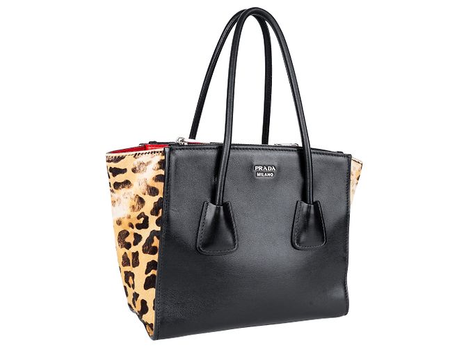 Tote PRADA Handtaschen T. Stoff Schwarz - Ansicht 3