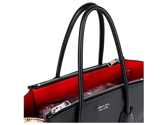 Tote PRADA Handtaschen T. Stoff Schwarz - Ansicht 7