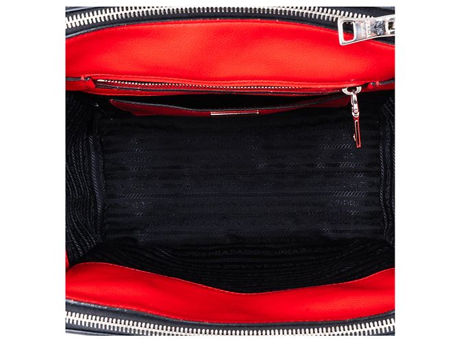 Tote PRADA Handtaschen T. Stoff Schwarz - Ansicht 9