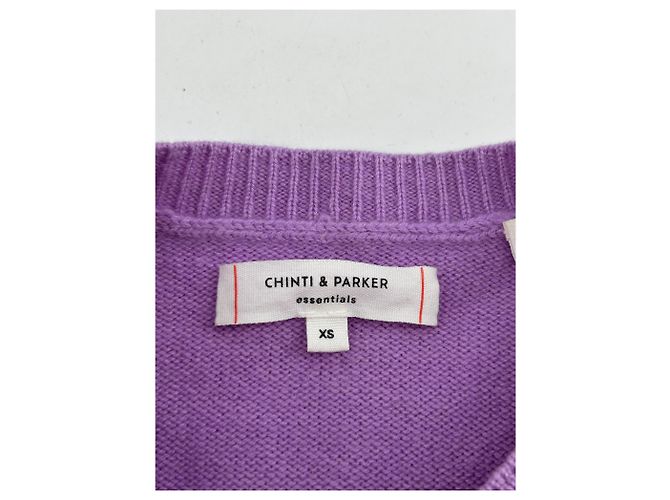 Autre Marque Chinti & Parker Strickwaren T.International XS Kaschmir Lila - Ansicht 5