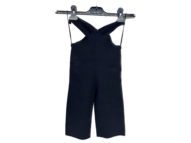 Autre Marque Bermudas Dion Lee T.International S Viscose Preto - vista 2