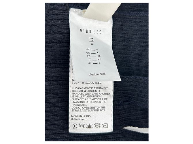 Autre Marque Bermudas Dion Lee T.International S Viscose Preto - vista 3