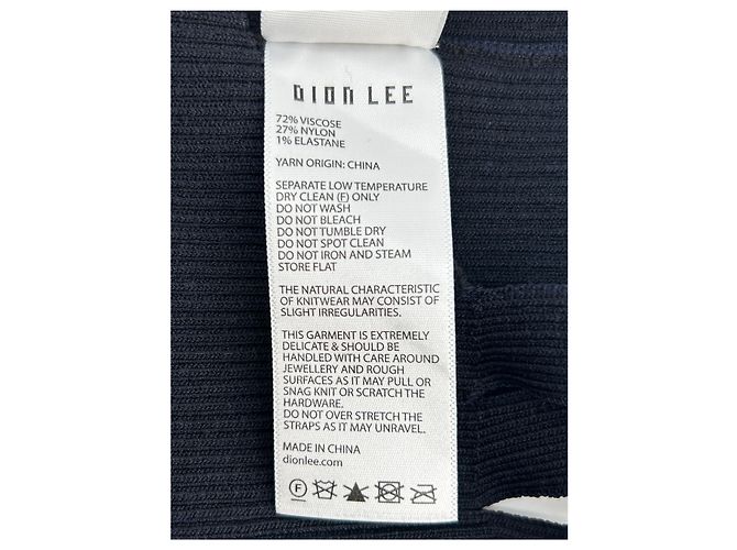 Autre Marque Bermudas Dion Lee T.International S Viscose Preto - vista 4