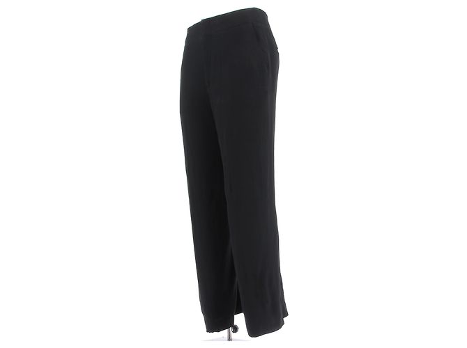 Autre Marque Pantalones Bite T.US 8 Viscosa Negro - vista 3