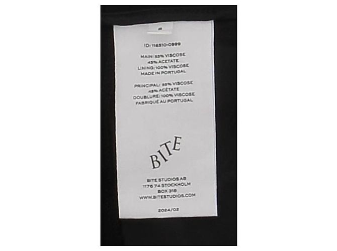 Autre Marque Pantalones Bite T.US 8 Viscosa Negro - vista 6