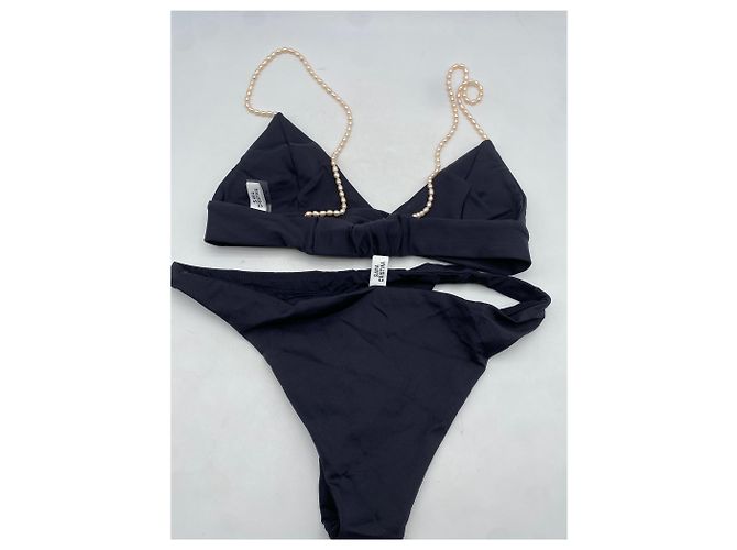 Autre Marque Sara Cristina Badebekleidung T.FR 40 Polyester Schwarz - Ansicht 2