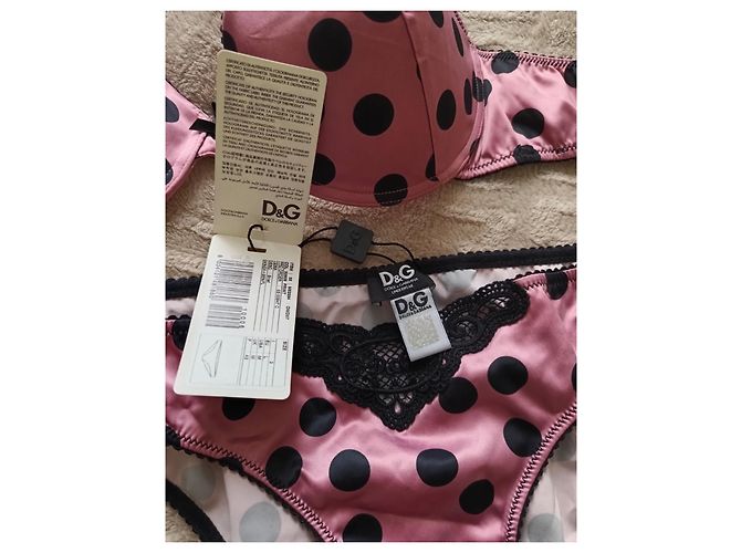 Traje de baño Dolce & Gabbana de seda rosa - vista 2