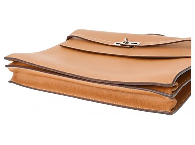 Kelly Hermès Sacs Porte-documents Marron - vue 3