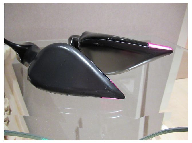 Décolleté Vesper di Saint Laurent Nero Fuschia - vista 7