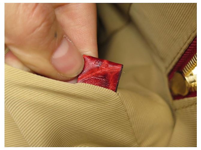 LANCEL ADJANI SCHULTERHANDTASCHE HANDTASCHE AUS ROTEM KROKOLEDER - Ansicht 18