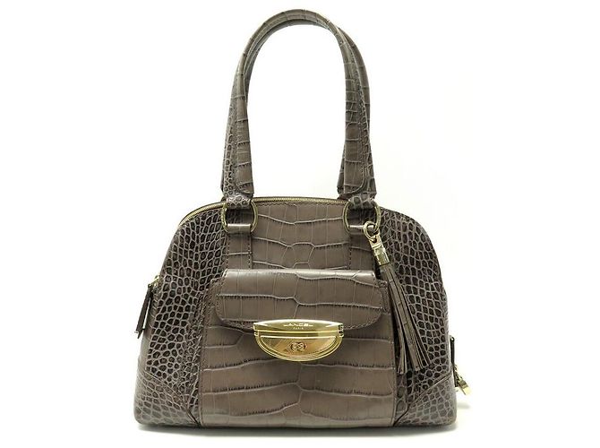LANCEL ADJANI HANDTASCHE A03432 HANDTASCHE AUS KROKOLEDER MIT SCHULTERHALTER - Ansicht 2