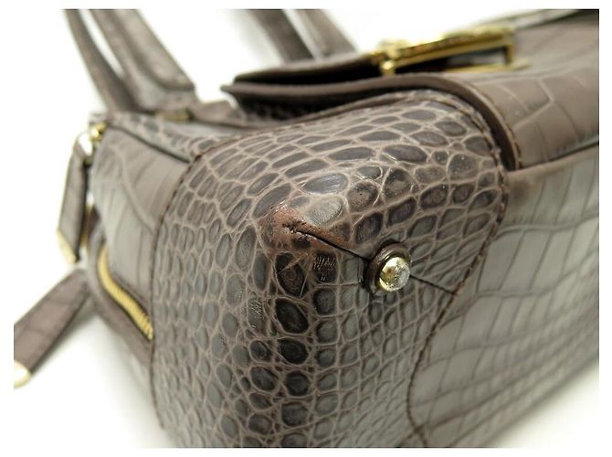 LANCEL ADJANI HANDTASCHE A03432 HANDTASCHE AUS KROKOLEDER MIT SCHULTERHALTER - Ansicht 3