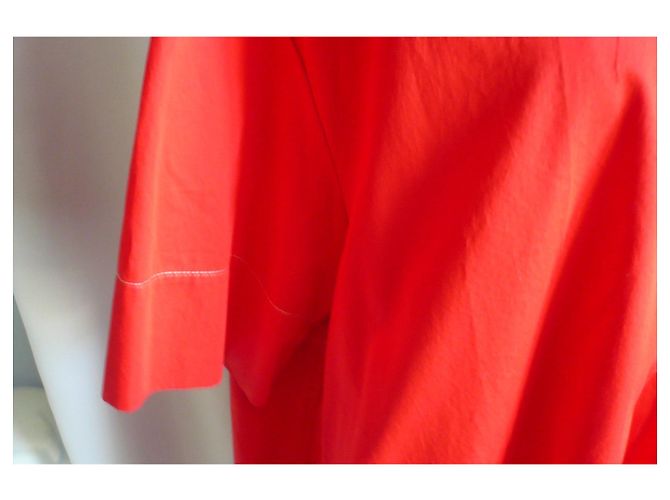 Vestido rojo nuevo de algodón BELLEROSE T1 Roja - vista 4