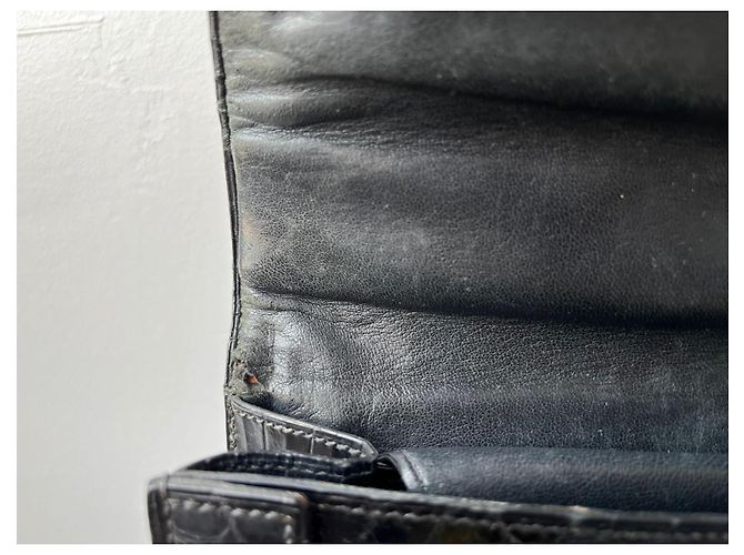 HERMÈS - Borsa a mano in coccodrillo nero - Ansicht 14