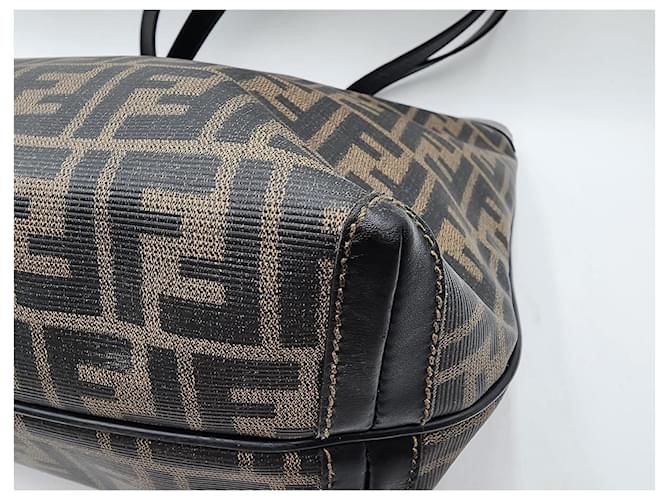 Bolso Fendi Double Zucca Neverfull Castaño - vista 12
