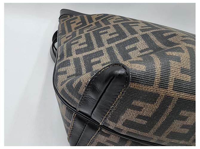Bolso Fendi Double Zucca Neverfull Castaño - vista 13