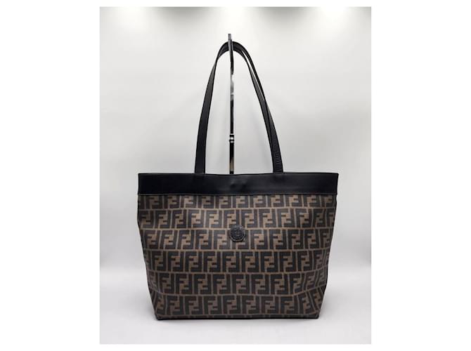 Bolso Fendi Double Zucca Neverfull Castaño - vista 2