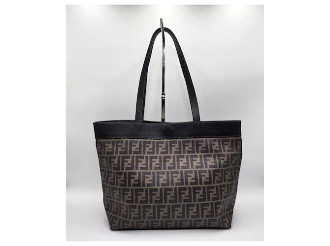 Bolso Fendi Double Zucca Neverfull Castaño - vista 3