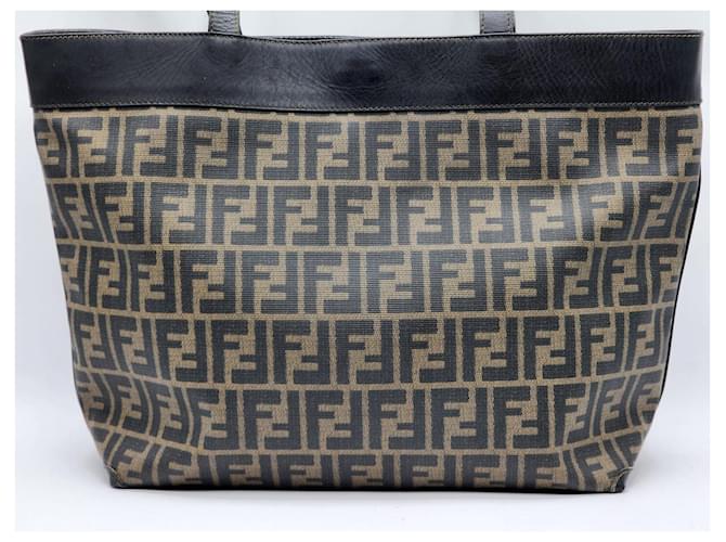Bolso Fendi Double Zucca Neverfull Castaño - vista 4