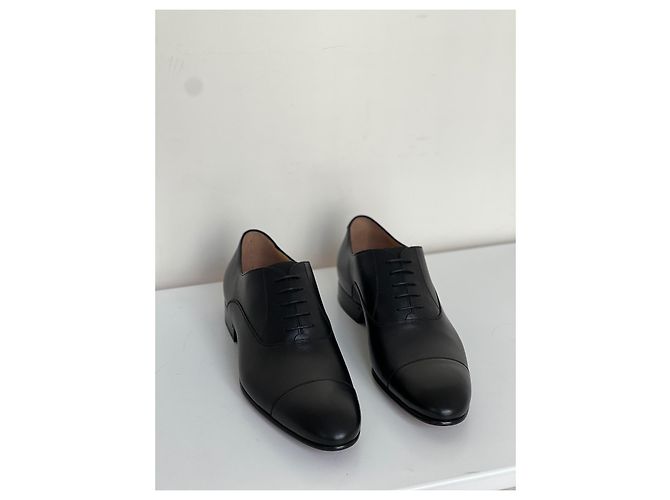 Mocassino con lacci da uomo nero Chanel 44 - vista 3