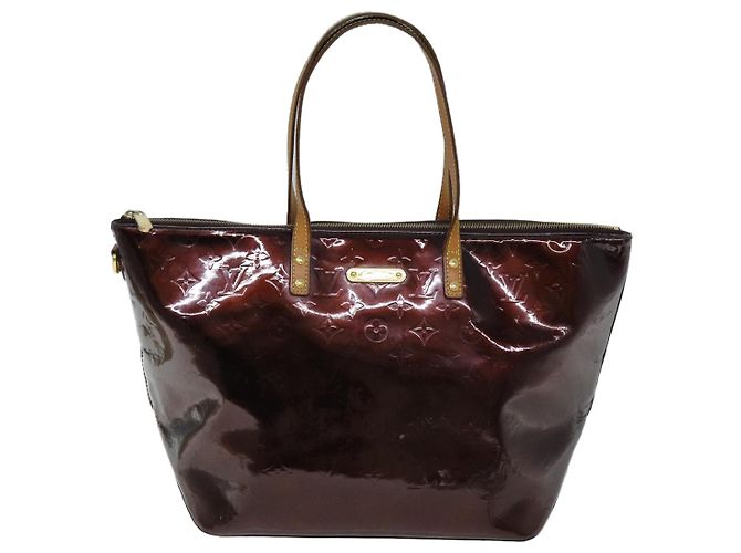 LOUIS VUITTON Borsa tote Vernis Bellevue GM con monogramma Amarante M93589 LV Auth 73055 - vista 11