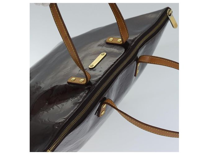 LOUIS VUITTON Borsa tote Vernis Bellevue GM con monogramma Amarante M93589 LV Auth 73055 - vista 6