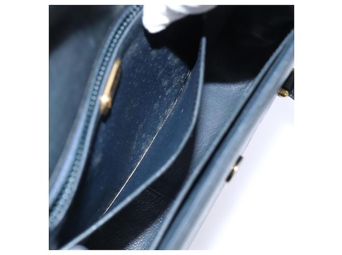 GUCCI Borsa a Mano Pelle Nera Auth 73035 Nero - vista 10