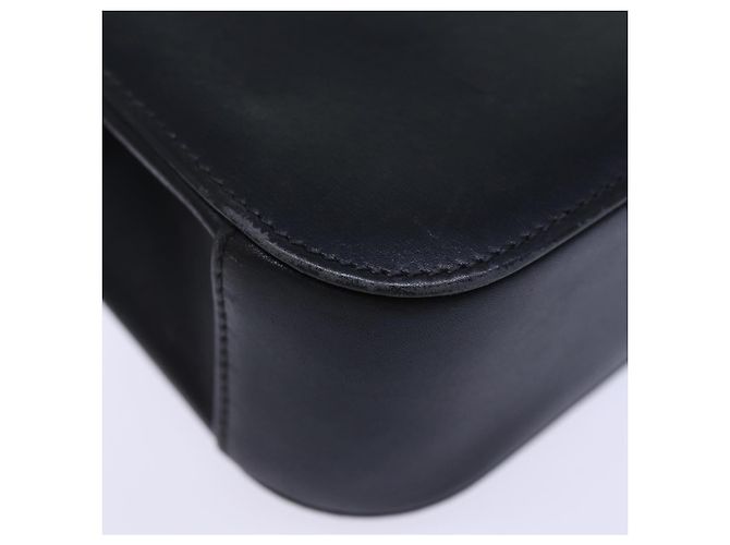 GUCCI Borsa a Mano Pelle Nera Auth 73035 Nero - vista 13