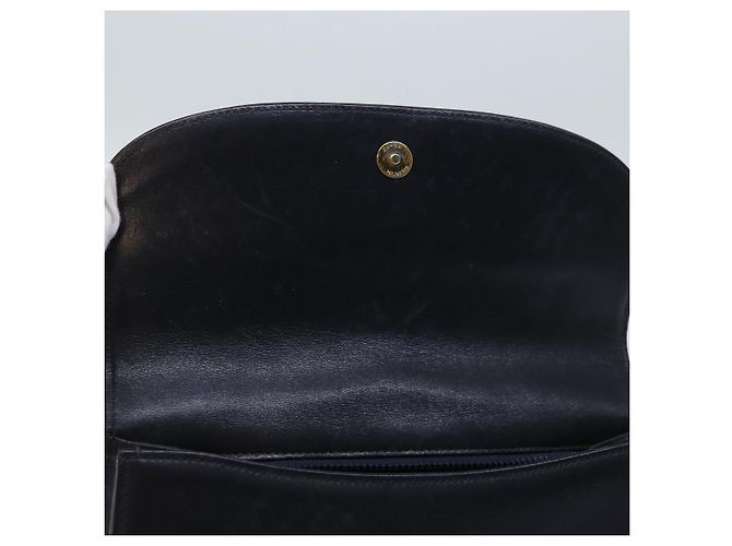GUCCI Borsa a Mano Pelle Nera Auth 73035 Nero - vista 15