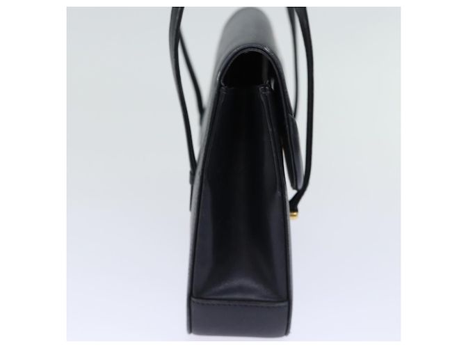 GUCCI Borsa a Mano Pelle Nera Auth 73035 Nero - vista 3