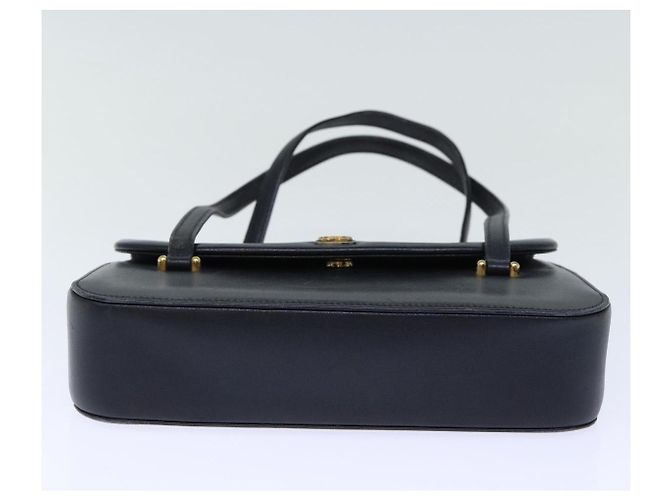 GUCCI Borsa a Mano Pelle Nera Auth 73035 Nero - vista 5
