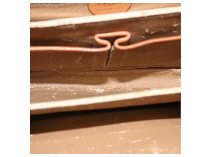 Céline CELINE Borsa a tracolla in tela macadam Beige Auth 73295 - vista 10