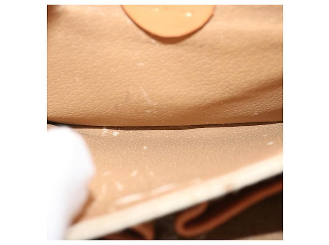 Céline CELINE Borsa a tracolla in tela macadam Beige Auth 73295 - vista 21
