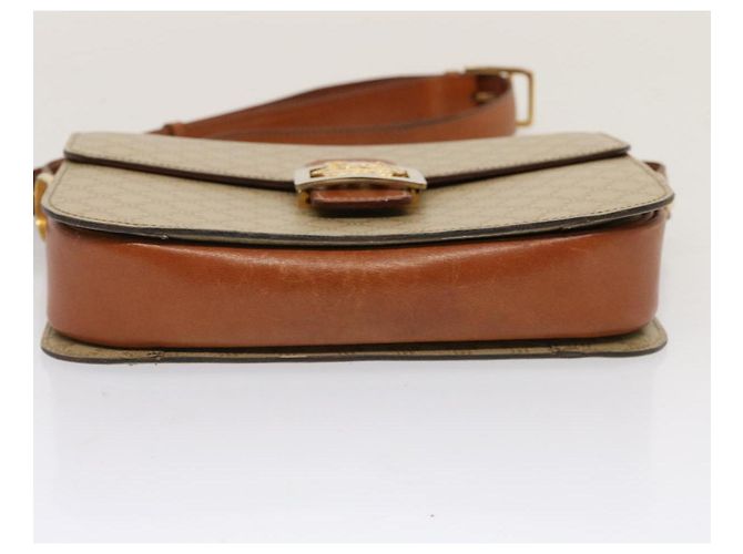 Céline CELINE Borsa a tracolla in tela macadam Beige Auth 73295 - vista 5