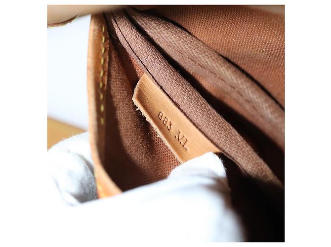 Borsa a tracolla LOUIS VUITTON Monogram Saumur 30 M42256 LV Auth 73298 Monogramma - vista 12