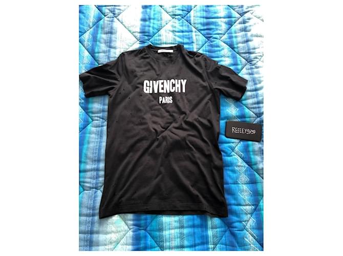 Camiseta Givenchy negra de algodón talla M Negro - vista 2