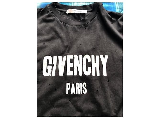 Camiseta Givenchy negra de algodón talla M Negro - vista 3