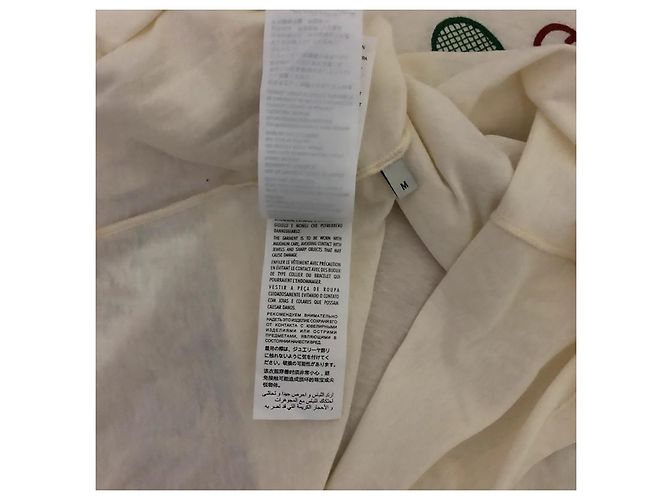 T-shirt Gucci in cotone bianca Bianco - vista 5